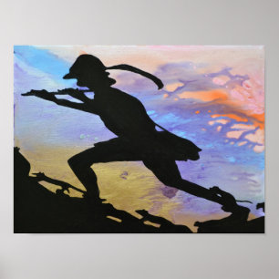 Póster Gaitero en las puertas del amanecer