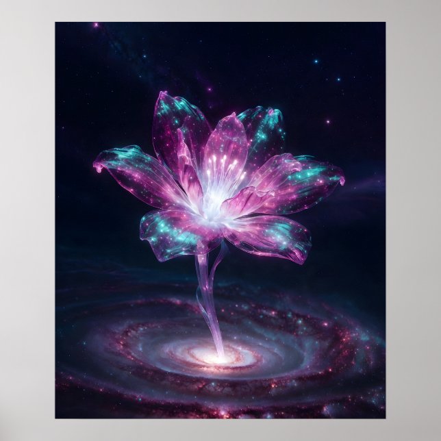 Póster Galactic Bloom (Frente)