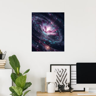 Póster Galactic Bloom