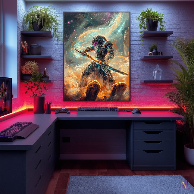 Póster Galactic Ronin – La Hoja Cósmica (Subido por el creador)