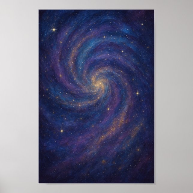 Póster Galactic Swirl (Frente)