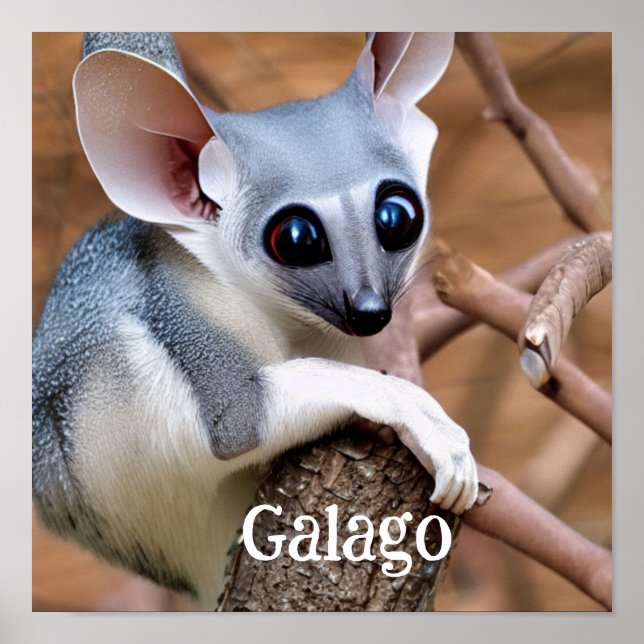 Póster Galago aka Bush Baby (Frente)