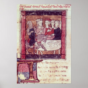 Póster Galahad viene a Arthur