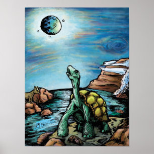 Póster Galápagos Tortoise