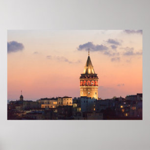 Póster Galata Tower, Istanbul