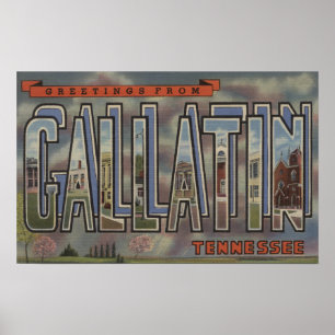 Póster Galatina, Tennessee - escenas grandes de la letra