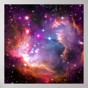 Póster Galaxia Angélica Caída