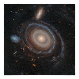 Póster Galaxia Bullseye del telescopio espacial Hubble