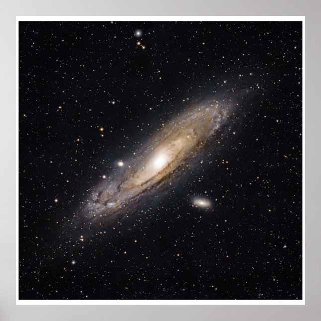 Póster Galaxia de Andrómeda | Fotografía Espacial (Frente)