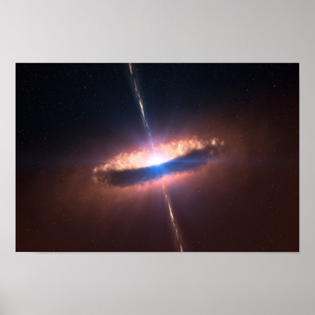 Póster Galaxia de discos SIG10-012 de la NASA (Frente)