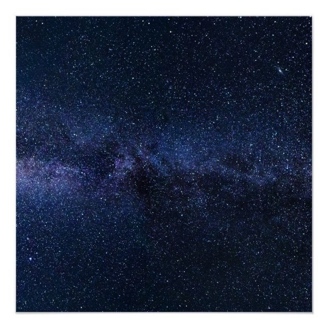 Póster Galaxia de la noche estrellada Cielo del espacio p (Anverso)