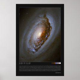 Póster Galaxia de ojos negros, belleza durmiente, galaxia
