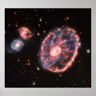 Póster Galaxia del Molinete, Telescopio espacial James We