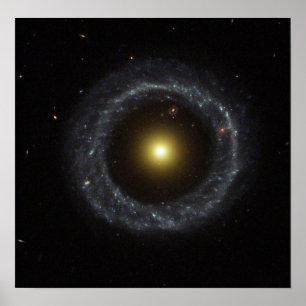 Póster Galaxia del objeto de Hoag