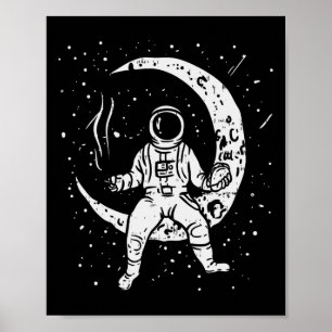 Póster Galaxia Divertida del Astronauta Taco Espacio de l