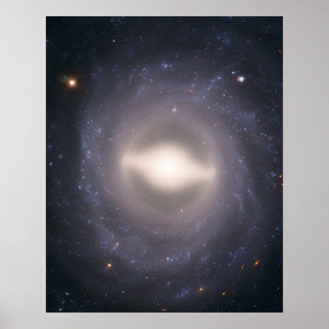 Póster Galaxia Espiral Ngc 1015. (Frente)