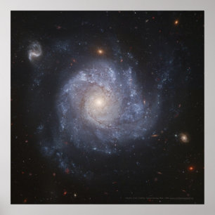 Póster Galaxia espiral NGC 1309 12x12 (11x11)