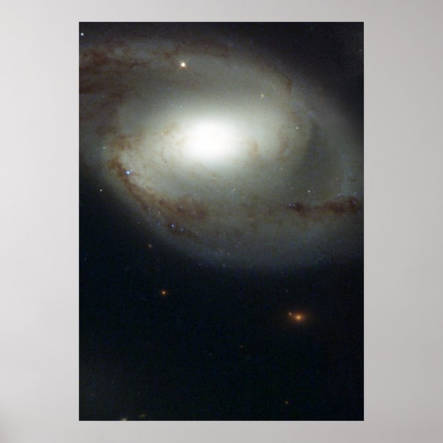 Póster Galaxia espiral NGC 4319 y Quasar Markarian 205 (Frente)