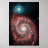 Galaxia espiral para remolinos M51 NASA