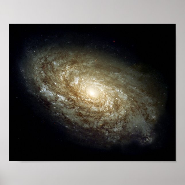 Póster Galaxia espiral y turbia (Frente)