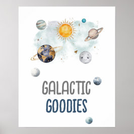 Póster Galaxia Galáctica Goodies Espacio Ultraterrestre C