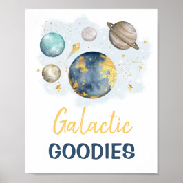 Póster Galaxia Galáctica Goodies Espacio Ultraterrestre N