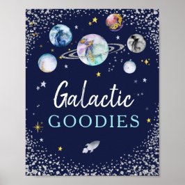Póster Galaxia Galáctica Goodies Space Poster de cumpleañ