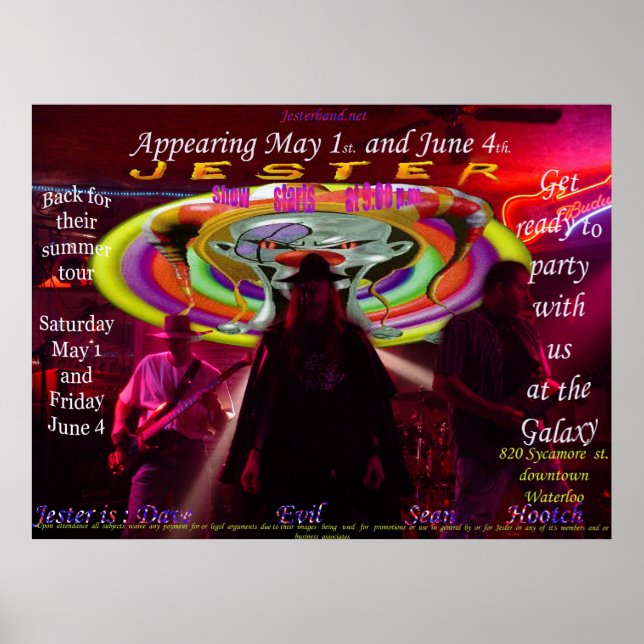 Póster galaxia gig mayor (Frente)