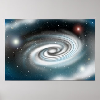 Póster Galaxia infinitamente en expansión.