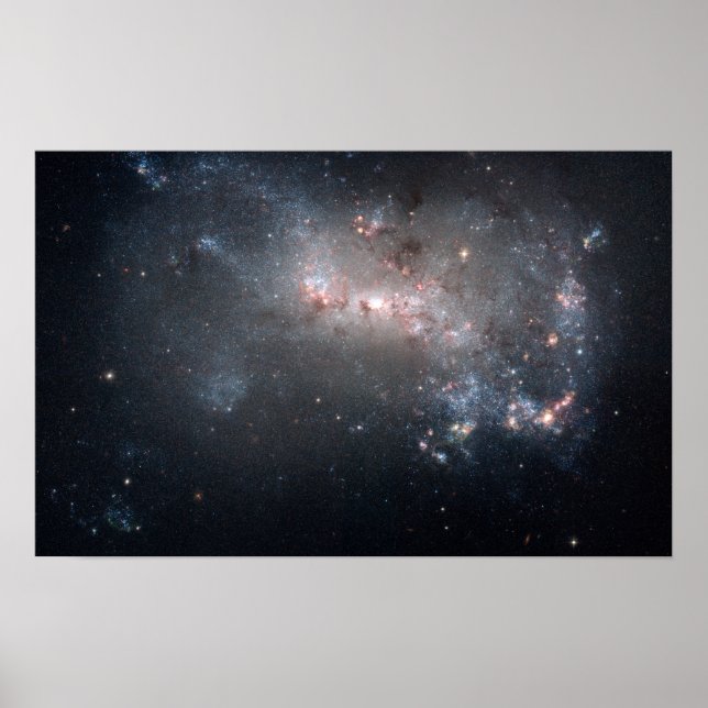 Póster Galaxia irregular Magellanica NGC 4449 (Frente)