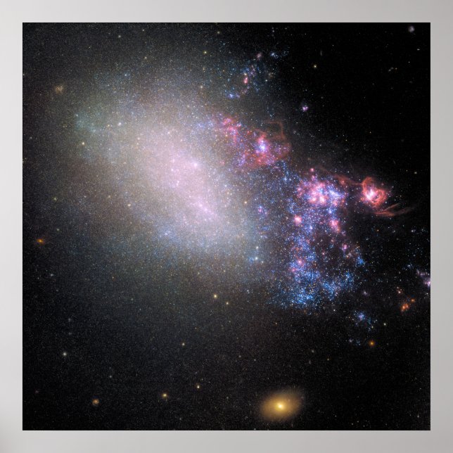 Póster Galaxia Irregular Ngc 4485 (Frente)