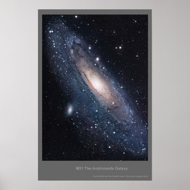 Póster Galaxia M31 Andromeda (Frente)