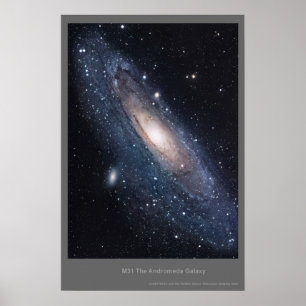 Póster Galaxia M31 Andromeda