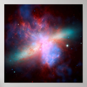 Póster Galaxia M82