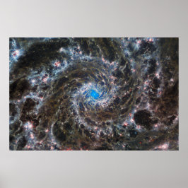 Póster Galaxia Messier 74 (M74) | NGC 628 | MIRI | JWST