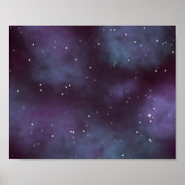 Póster Galaxia Mystical Dusty Violet