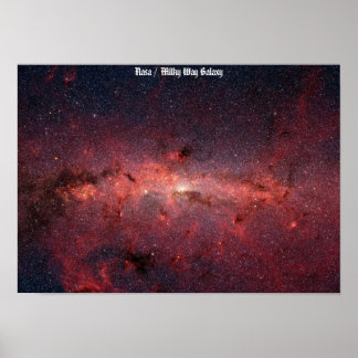 Póster Galaxia Nasa / Vía Láctea