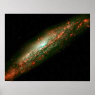 Póster Galaxia NGC 3079