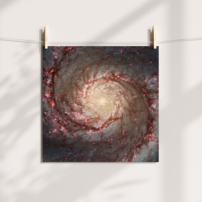 Póster Galaxia Remolino (Whirlpool Galaxy Poster)