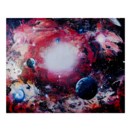 Póster Galaxia Roja