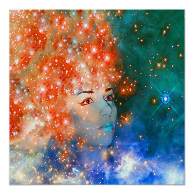 Póster Galaxia Roja (Anverso)