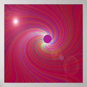 Póster Galaxia rosa.....