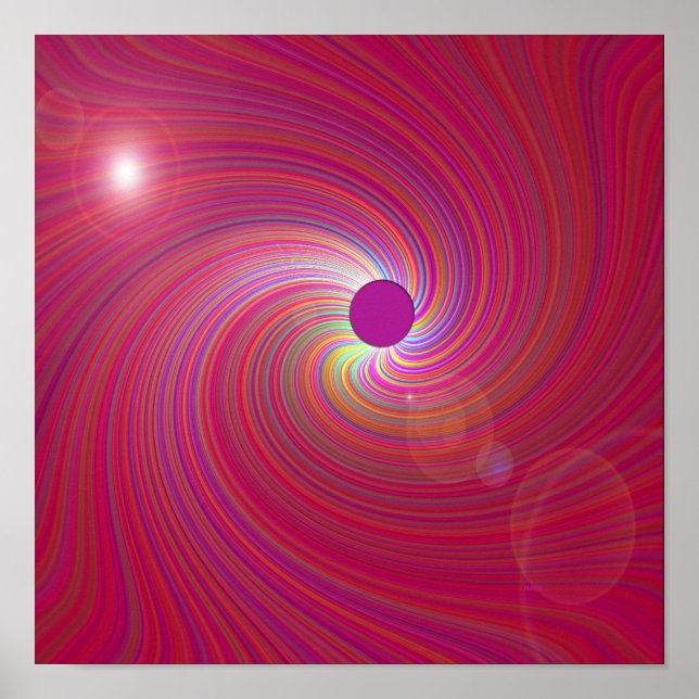 Póster Galaxia rosa..... (Frente)