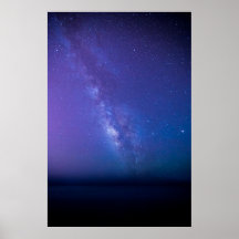 Galaxia Vía Láctea Azul Púrpura