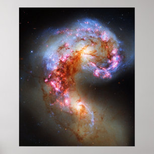 Póster Galaxias Antennae