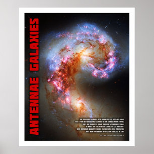 Póster Galaxias Antennae