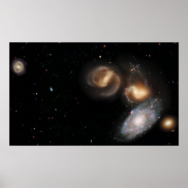 Póster Galaxias Quintet de Stephan (Frente)