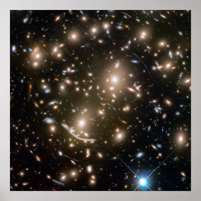 Póster Galaxy Cluster Abell 370 (Frente)
