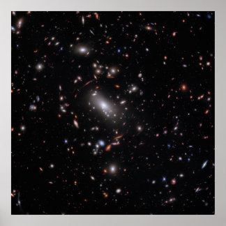Póster Galaxy Cluster MACS J1423 (imagen de NIRCam)