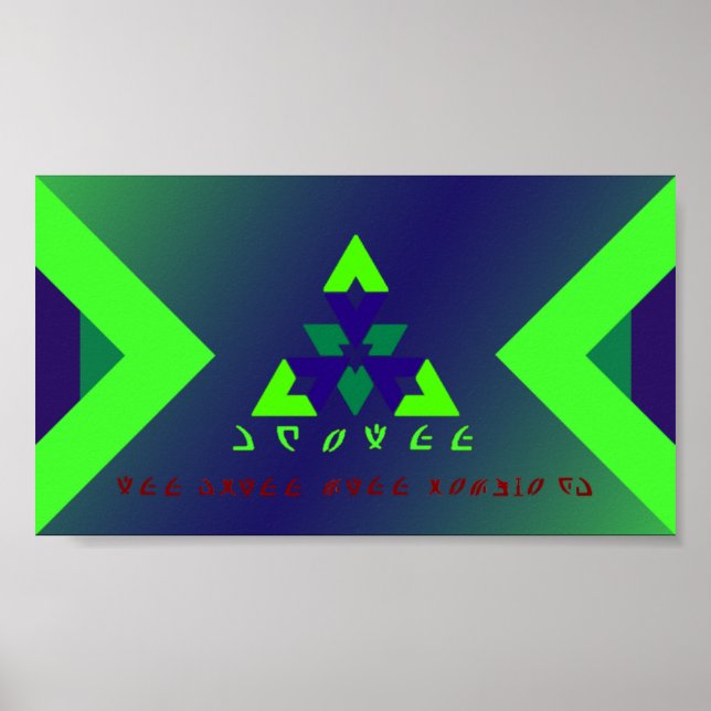 Póster Galaxy Kneall Flag Poster (Frente)